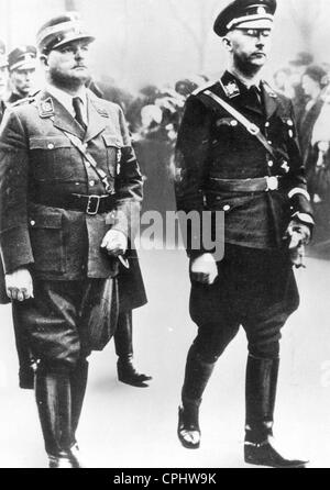 Heinrich Himmler und Ernst Roehm, 1933 Stockfoto