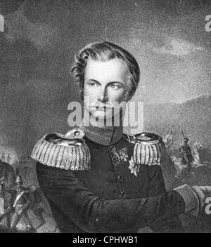 Prinz Wilhelm von Preußen, 1827 Stockfoto