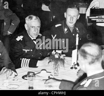 Admiral Canaris und SD Kopf Heydrich Stockfoto