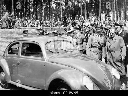 Adolf Hitler und Ferdinand Porsche, 1938 Stockfoto