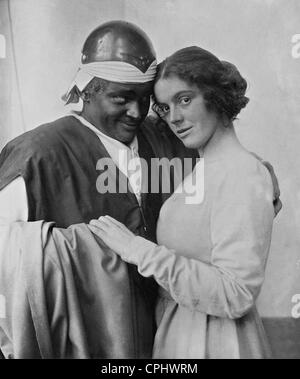 Fritz Kortner und Johanna Hofer in "Othello", 1921 Stockfoto