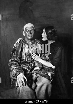 Fritz Kortner und Gerda Muller in "Dickicht", 1924 Stockfoto