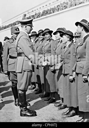 Adolf Hitler auf dem Nazi-Partei-Kongress in Nürnberg, 1936 Stockfoto