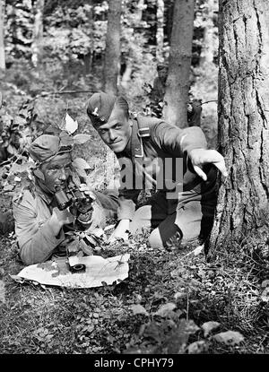 Vormilitärische Ausbildung in der Hitler-Jugend, 1943 Stockfoto