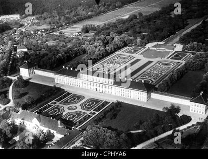 Alte und neue Schleißheim Palast in München, 1938 Stockfoto