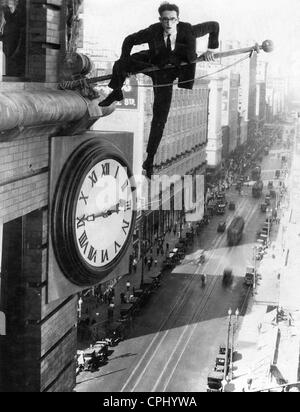 Harold Lloyd in "Sicherheit letzte ', 1923 Stockfoto