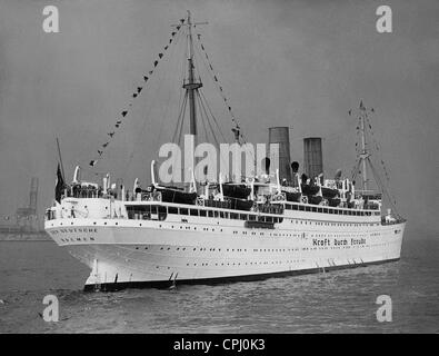 KdF-Schiff "The German", 1934 Stockfoto