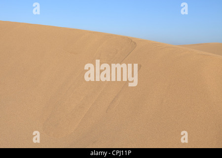 Ridge eine hohe Sanddüne Stockfoto