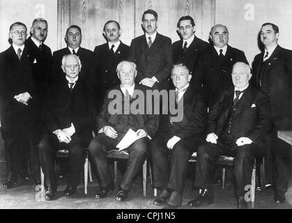Mitglieder des Reiches Kirche Ausschusses und des Ausschusses der nationalen Kirche, 1935 Stockfoto