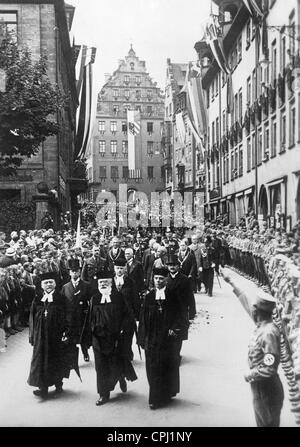 Gründung der evangelischen Landesbischof in Bayern Hans Meiser, 1933 Stockfoto