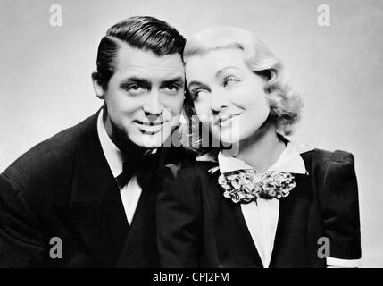 Cary Grant und Constance Bennett in "Das blonde Gespenst", 1937 Stockfoto