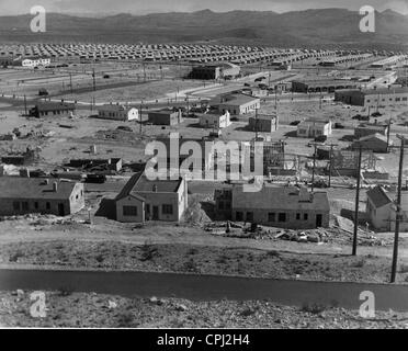 Arbeiterklasse Siedlung während der Bauarbeiten am Hoover Dam, 1932 Stockfoto