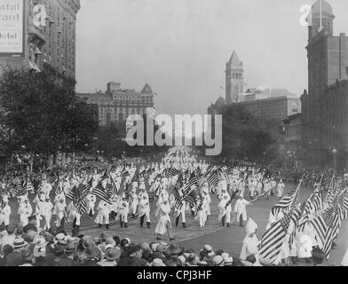 Ein Treffen des Ku Klux Klan in Washington, 1926 Stockfoto