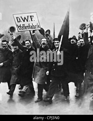 Novemberrevolution in Berlin, 1918 Stockfoto