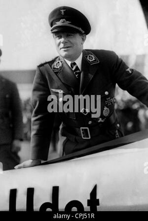 Ernst Udet mit seinem Gleiter, 1936 Stockfoto