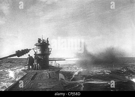 U-Boot der Leutnant Günther Prien in der Schlacht, 1941 Stockfoto