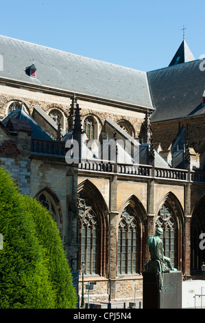 "Sint Servaasbasiliek" (St.-Servatius-Basilika), Maastricht, Limburg, Niederlande, Europa. Stockfoto