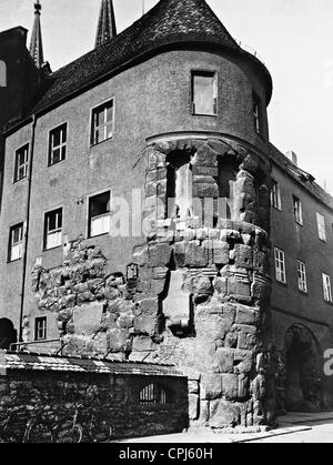 Porta Praetoria in Regensburg Stockfoto
