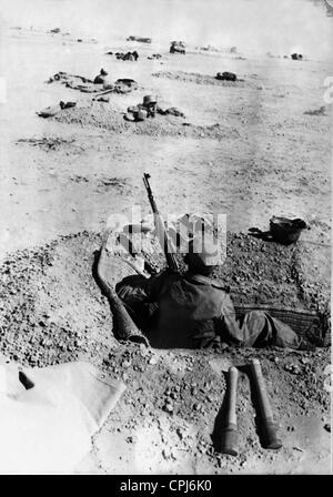 Deutsche Soldaten in Afrika, 1942 Stockfoto