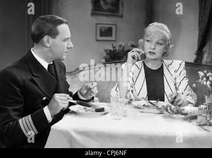 Helmuth Rudolph und Hilde Hildebrand in "Die Letzte Fahrt der Santa Margareta", 1936 Stockfoto