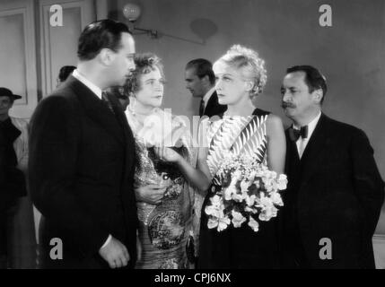 Ivan Petrovich, Margarete Kupfer, Hilde Hildebrand und Hans Moser in "Polnisches Blut", 1934 Stockfoto