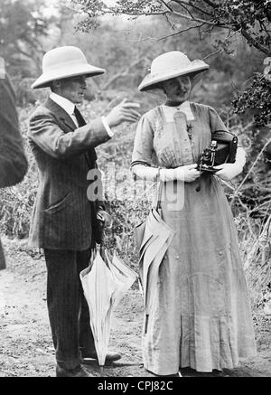 Prinzessin Victoria Patricia von Connaught in Victoria Falls, 1910 Stockfoto