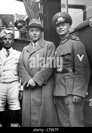 Paavo Nurmi in Berlin, 1936 Stockfoto