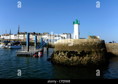 Port Louis Hafen in der Nähe von Lorient, Morbihan, Bretagne, Bretagne, Frankreich Stockfoto