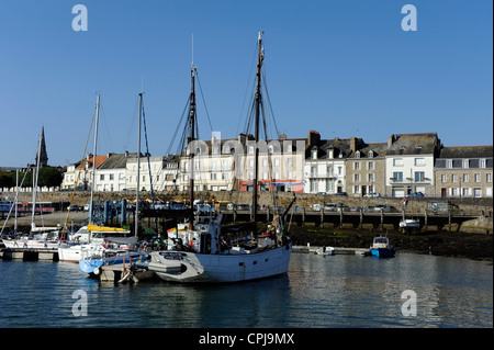 Port Louis Hafen in der Nähe von Lorient, Morbihan, Bretagne, Bretagne, Frankreich Stockfoto