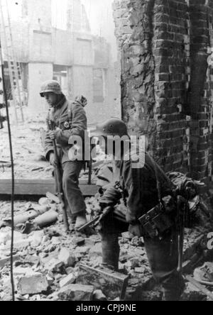 Deutsche Soldaten in Stalingrad, 1942 Stockfoto