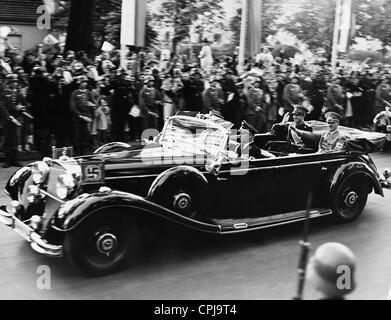 Adolf Hitler mit Prinz Paul von Jugoslawien, 1939 Stockfoto