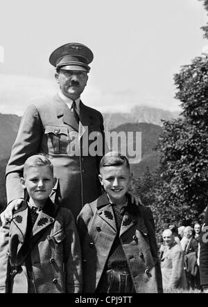 Adolf Hitler auf dem Berghof, 1936 Stockfoto