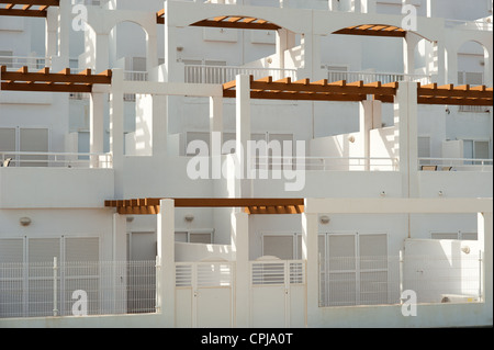 Waben Sie-geformte Wohnung Architektur, sehr unpersönlich Stockfoto