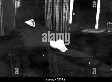 Passagier in das Luftschiff "Graf Zeppelin", 1928 Stockfoto