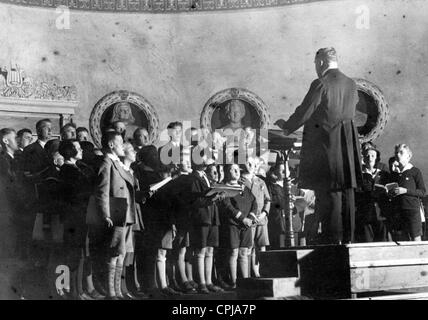 Konzert der Regensburger Regensburger Domspatzen im Odeon in München, 1931 Stockfoto