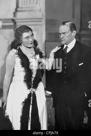 Gerda Müller und Fritz Kortner in "Lulu", 1926 Stockfoto