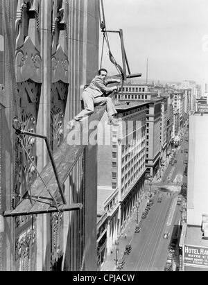 Harold Lloyd in "Sicherheit letzte!', 1923 Stockfoto