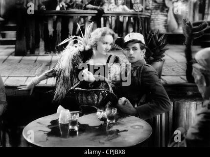 Marlene Dietrich und Gary Cooper in "Marokko", 1930 Stockfoto