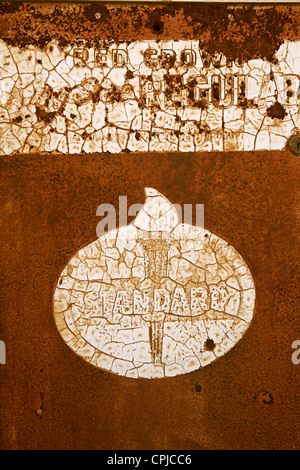 Amerikanische Oldtimer aus der Mitte des Jahrhunderts unter anderem Ford, Dodge, Buick, Chevrolet, International Diamond. Stockfoto