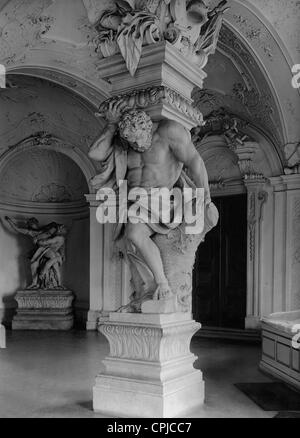 Atlas im Schloss Belvedere in Wien, 1936 Stockfoto