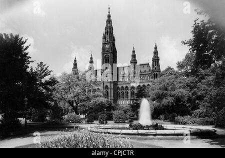 Neues Rathaus in Wien, 1934 Stockfoto