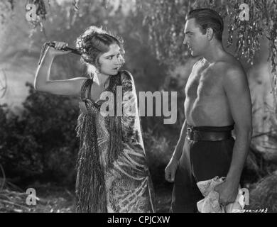 Camilla Horn und John Barrymore in "Tempest" 1928 Stockfoto