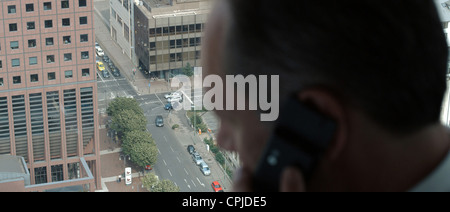 Unter Dir Die Stadt Stockfoto