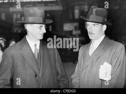 Eamon de Valera und Sir Anthony Eden, 1934 Stockfoto