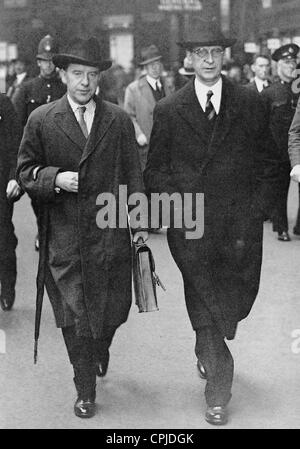 Eamon de Valera auf dem Weg zur Liga von Nationen, 1932 Stockfoto