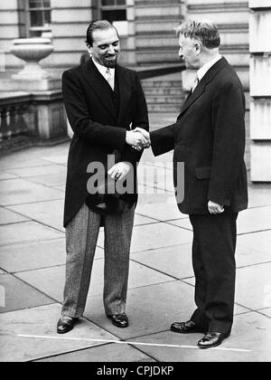 Dino Grandi und Henry L. Stimson, 1931 Stockfoto