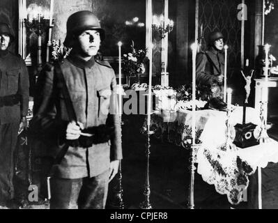 Engelbert Dollfuss auf seinem Sterbebett, 1934 Stockfoto