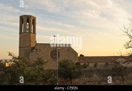 BARCELONA, Spanien - Dezember 2011: Pedralbes Klosterkirche. Stockfoto