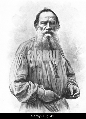 LEO TOLSTOY (1828-1910), russischer Schriftsteller Stockfoto