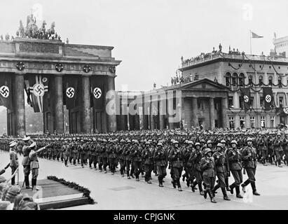 Siegesparade der Wehrmacht in Berlin, 1940 Stockfoto